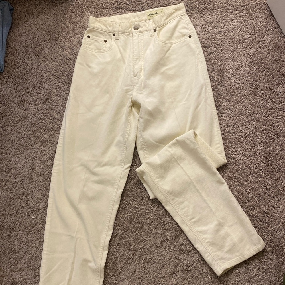 Eddie Bauer CorduroyWhite Jeans